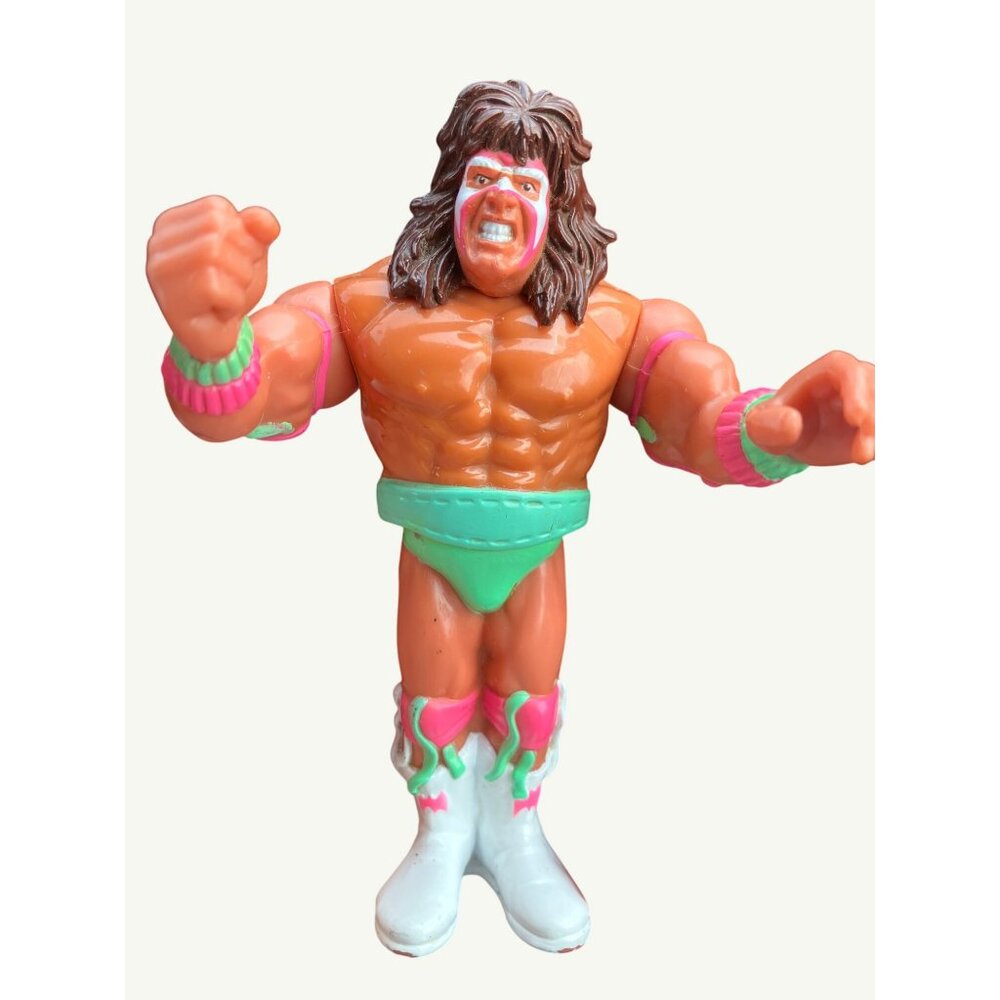 Vintage 1990 Ultimate Warrior Wrestling Figure Toy Titan Sports
